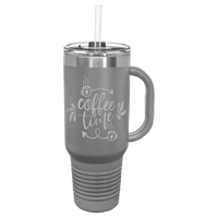 Thumbnail for Polar Camel 40 oz. Travel Mug with Handle, Straw Included