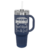 Thumbnail for Polar Camel 40 oz. Travel Mug with Handle, Straw Included