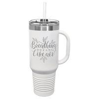 Thumbnail for Polar Camel 40 oz. Travel Mug with Handle, Straw Included