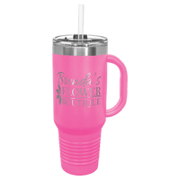 Thumbnail for Polar Camel 40 oz. Travel Mug with Handle, Straw Included