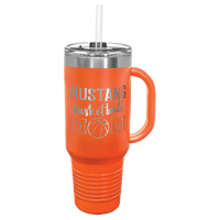 Thumbnail for Polar Camel 40 oz. Travel Mug with Handle, Straw Included