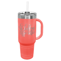 Thumbnail for Polar Camel 40 oz. Travel Mug with Handle, Straw Included