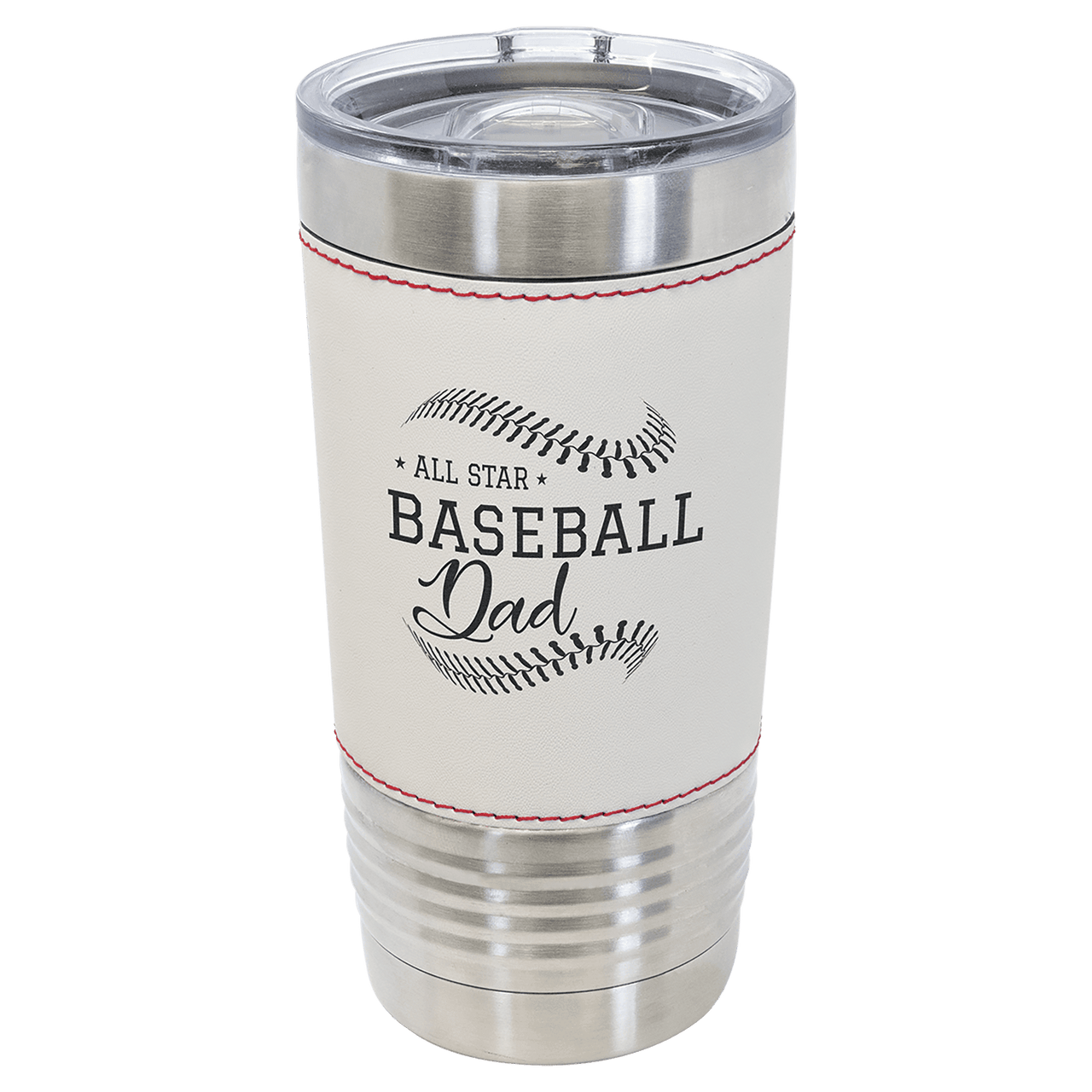 Polar Camel 20 oz. Leather Tumbler with Slider Lid and Clear Lid Options