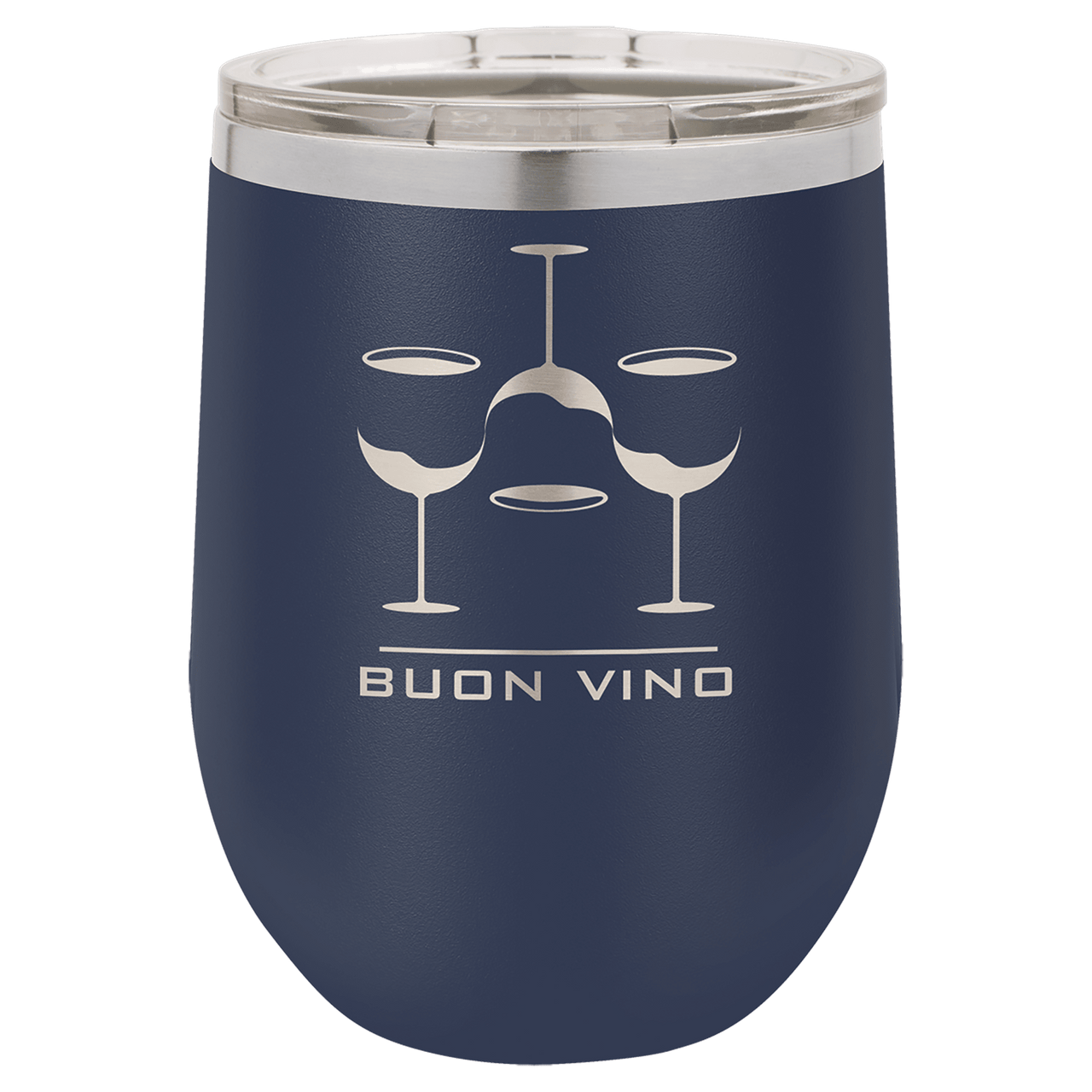 Polar Camel 12 oz. Pink Vacuum Insulated Stemless Wine Tumbler with Lid