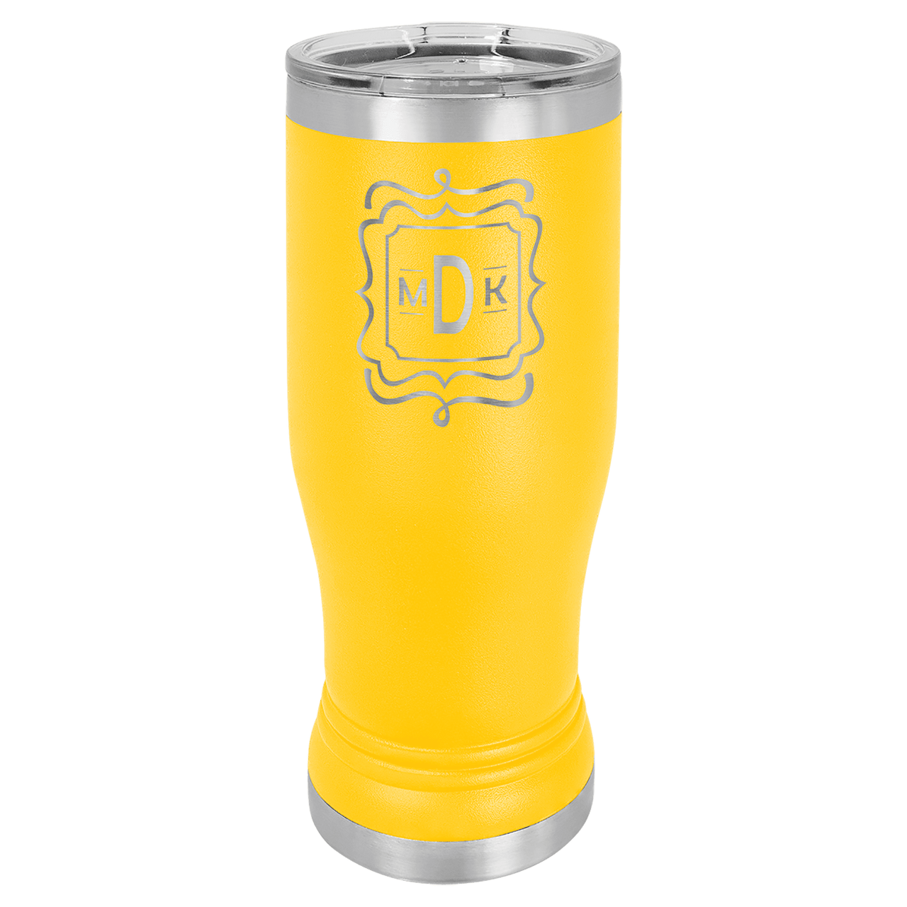 Coral 14 oz. Polar Camel Pilsner with Clear Lid