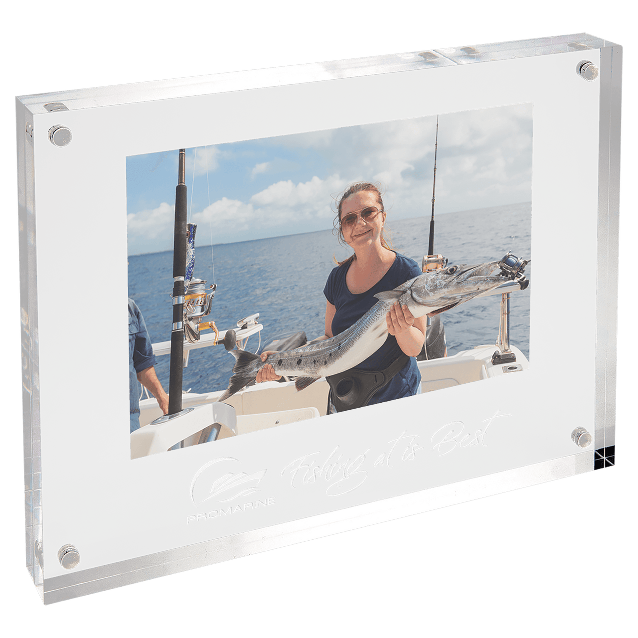 7" x 5" Clear Rectangle Magnetic Acrylic
