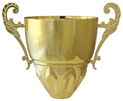 7" Silver Metal Cup Bowl with Handle