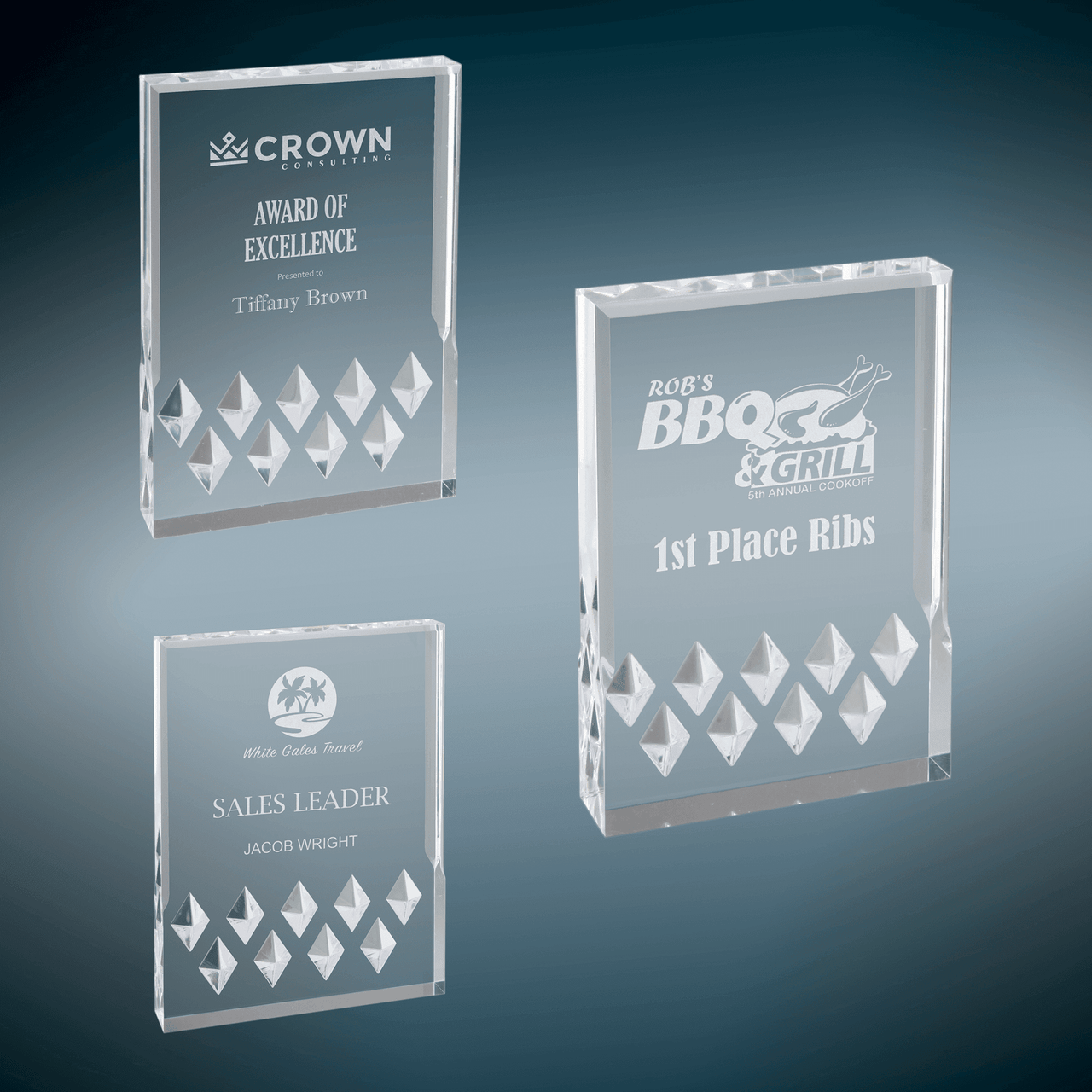 Gold Diamond Mirage Acrylic Sample Set
