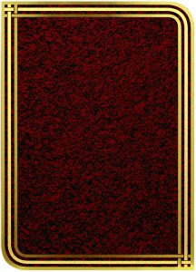 6" x 8" Red/Gold Pattern Plated Steel Infinity Plaque Plate