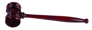 Brass Gavel Clip