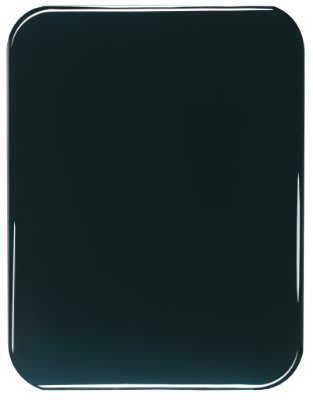 10 1/2" x 13" Rosewood Piano Finish Round Corner Plaque