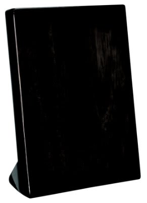 5" x 7" Black Piano Finish Standing Plaque