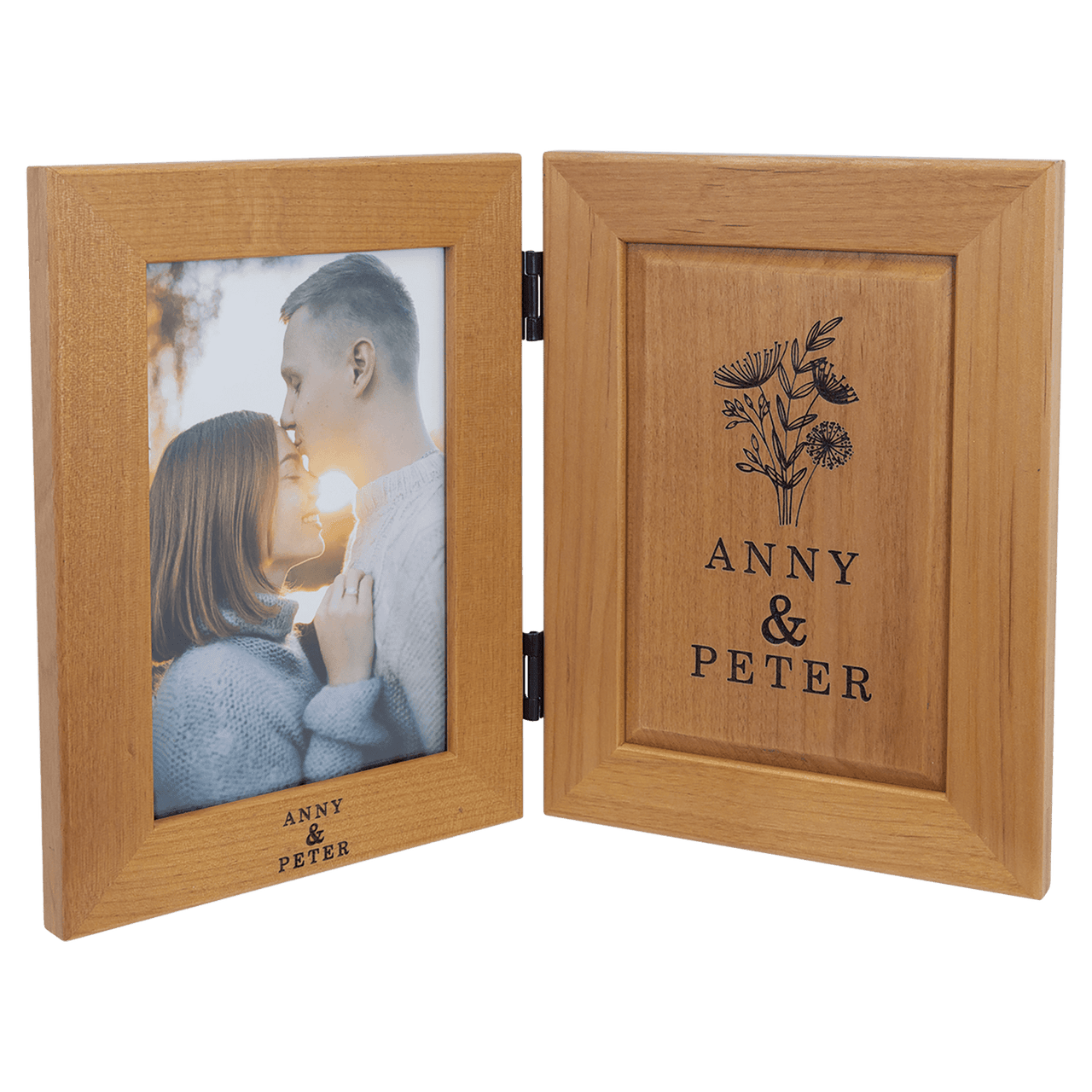 4" x 6" Genuine Walnut Picture Frame