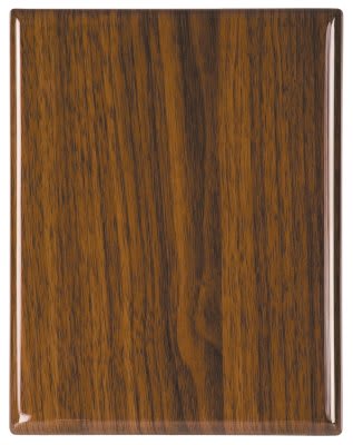 7" x 9" Walnut Piano Finish Plaque