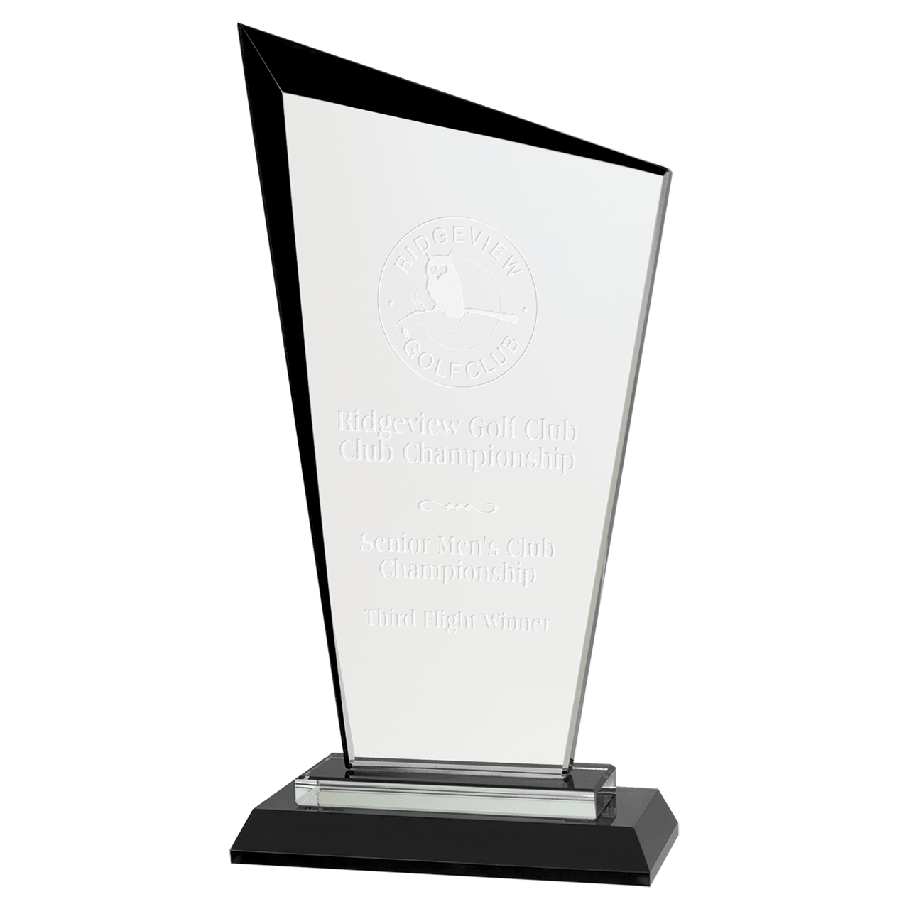 9 1/2" Blue Razor Glass