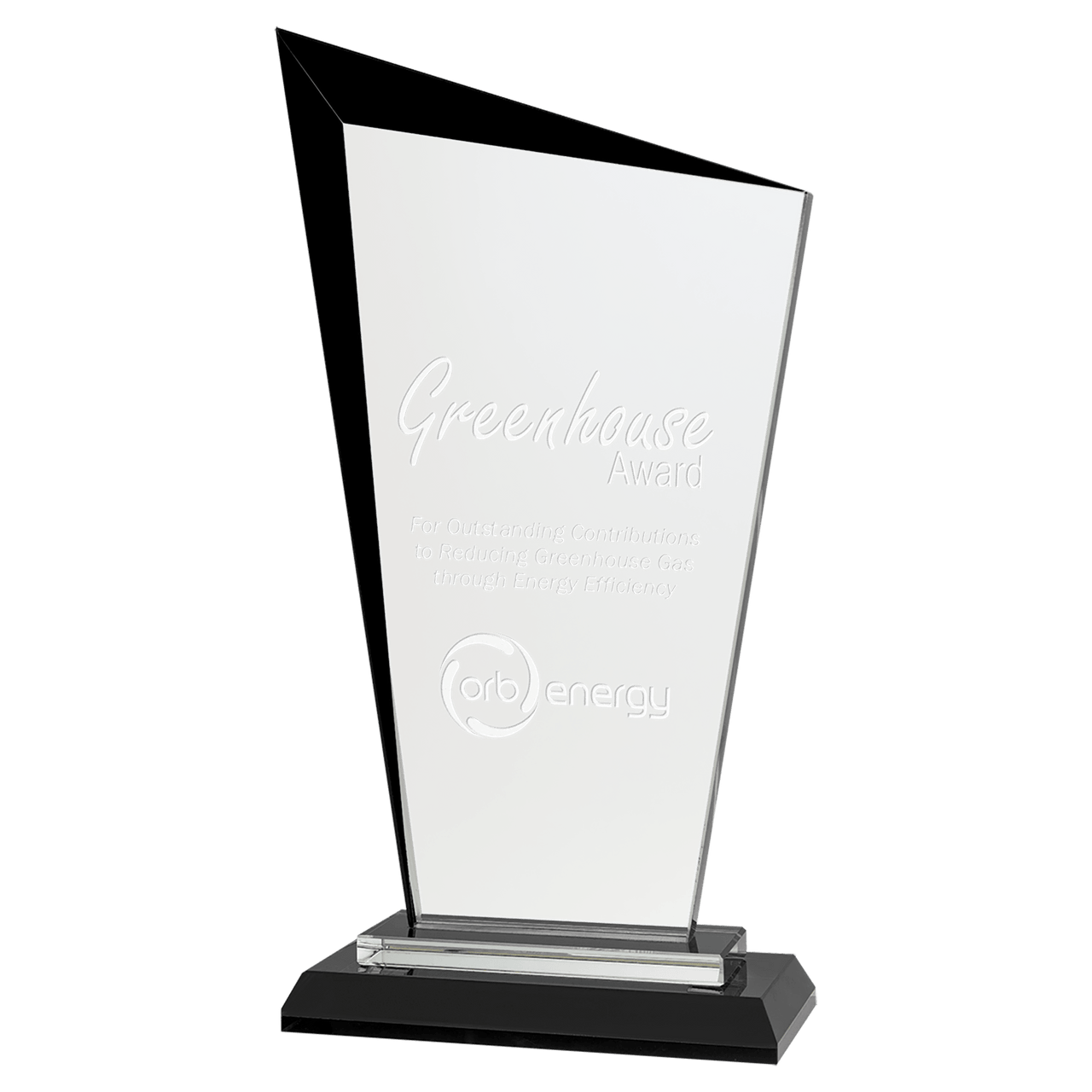 9 1/2" Blue Razor Glass