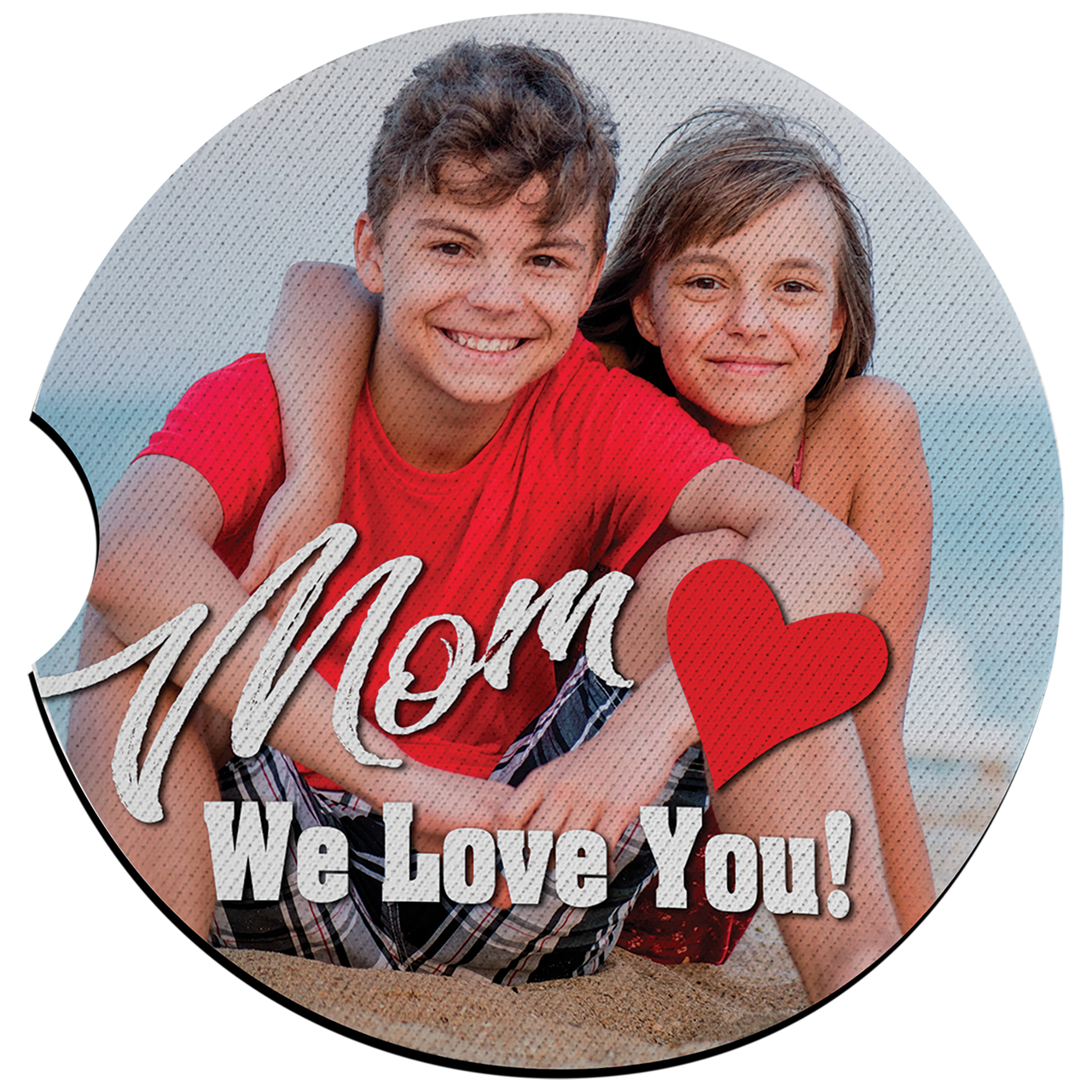 2 1/2" Sublimatable Neoprene Car Coaster