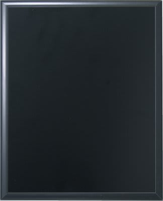 16" x 20" Solid Black Finish Plaque