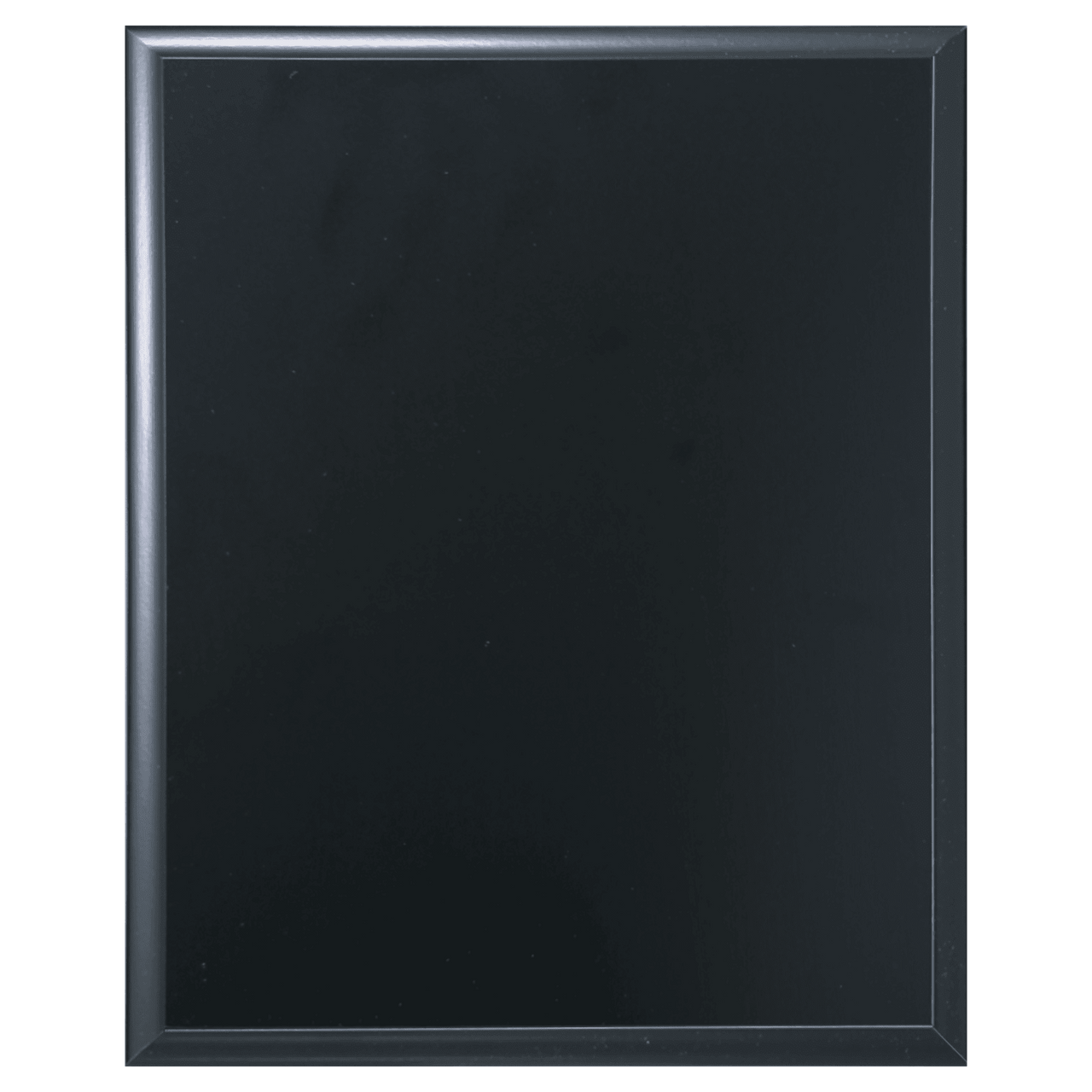 4 1/2" x 6 1/2" Black Marble Finish Plaque