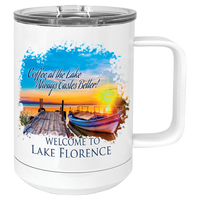 Thumbnail for Sublimatable Polar Camel 15 oz. White Vacuum Insulated Mug with Slider Lid