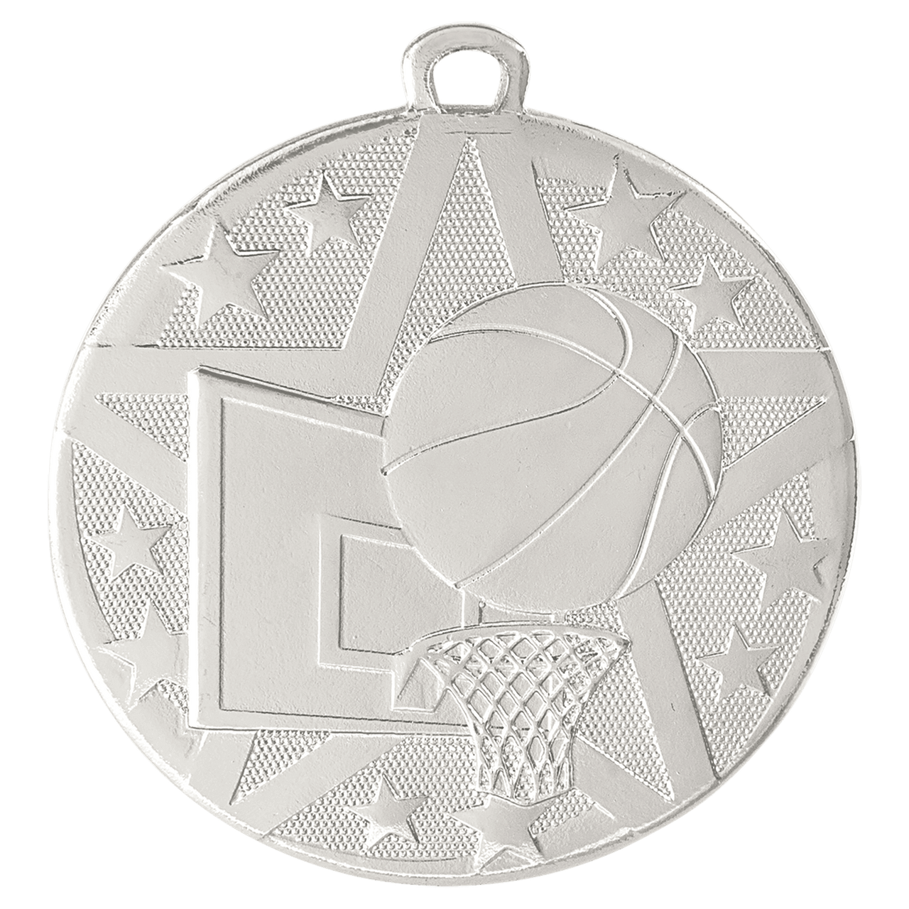 2" Gold Superstar Basketball Medal