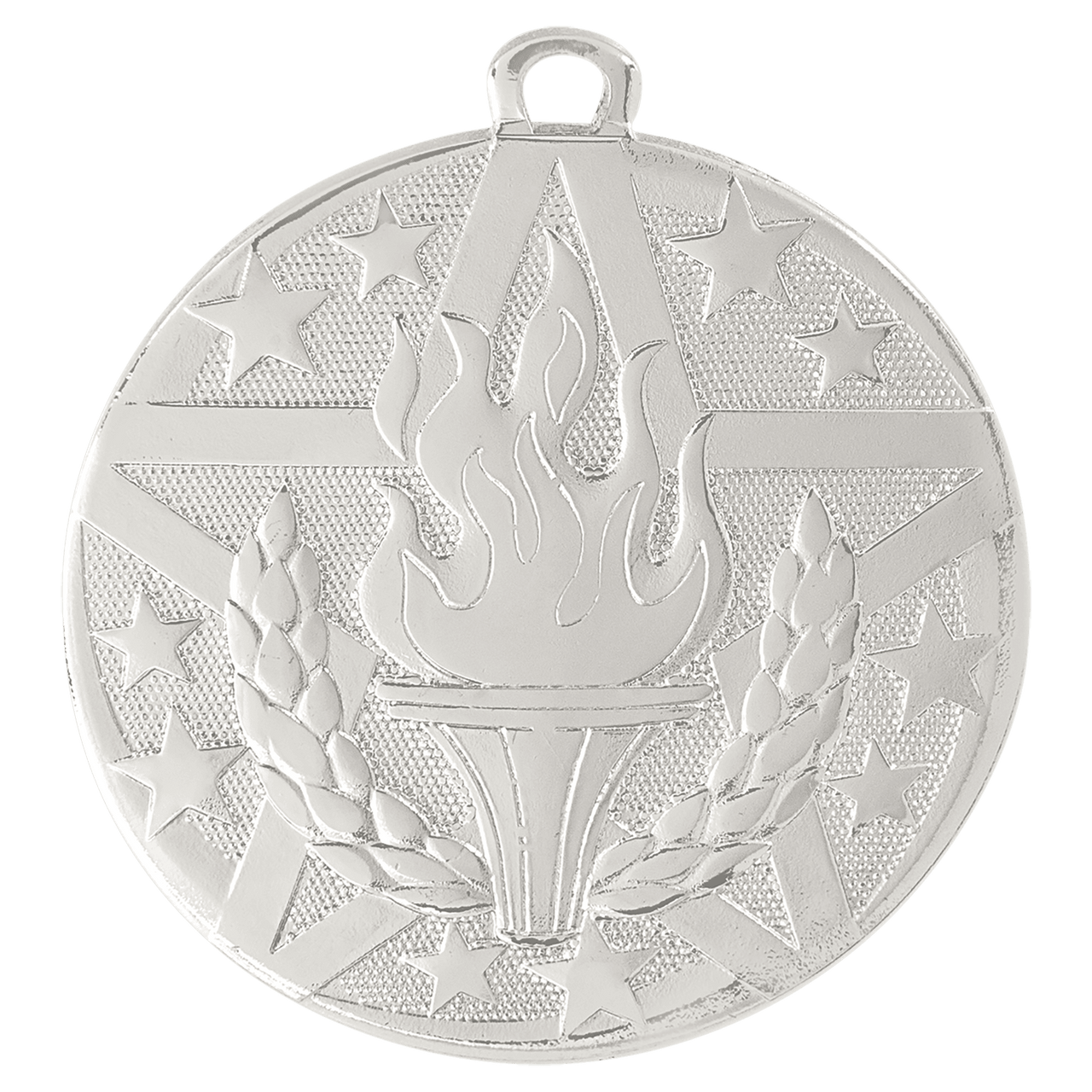 2" Gold Superstar Torch Medal