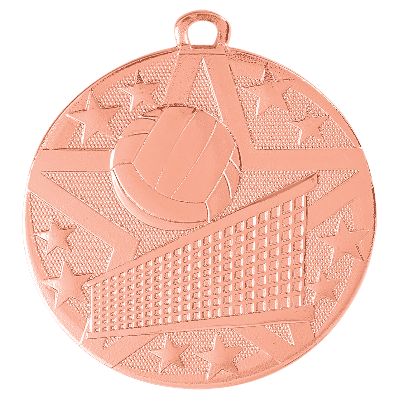2" Bronze Superstar Volleyball Medal