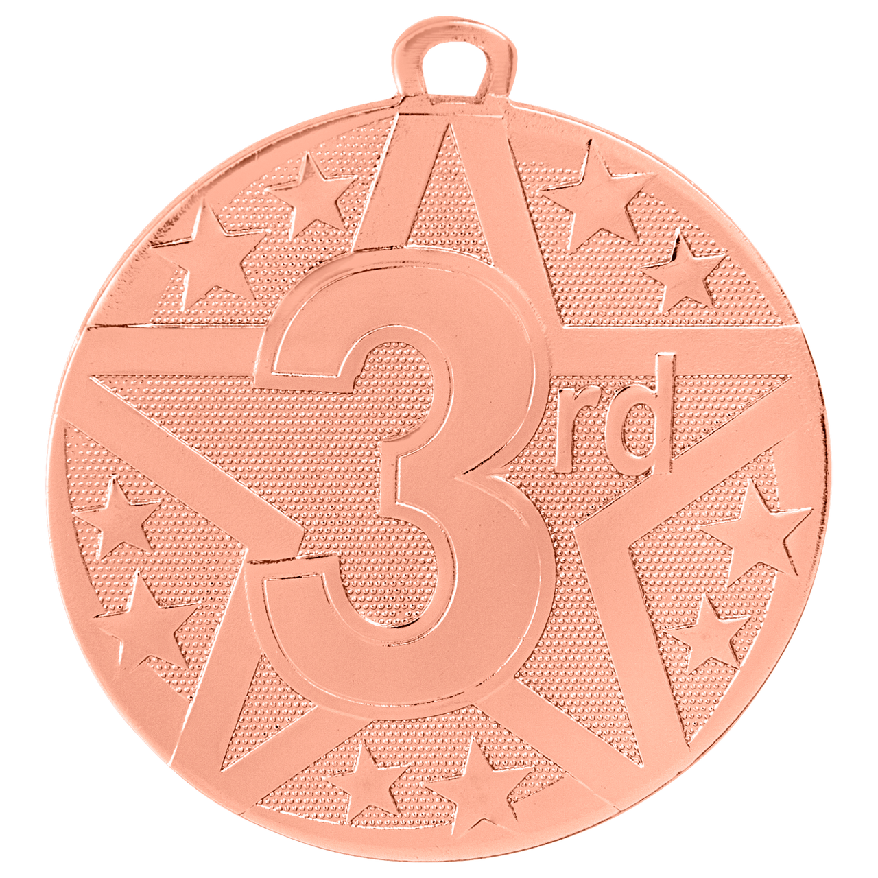 2" Bronze Superstar 3rd Place Medal