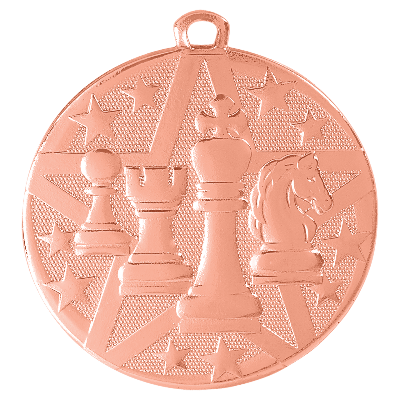 2" Bronze Superstar Chess Medal