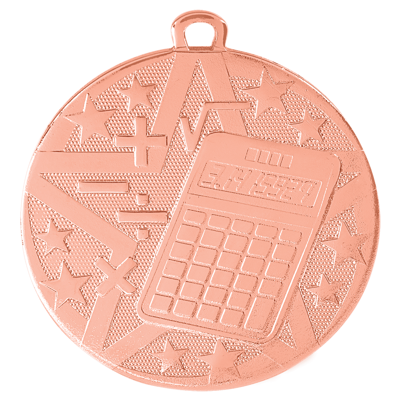 2" Bronze Superstar Math Medal