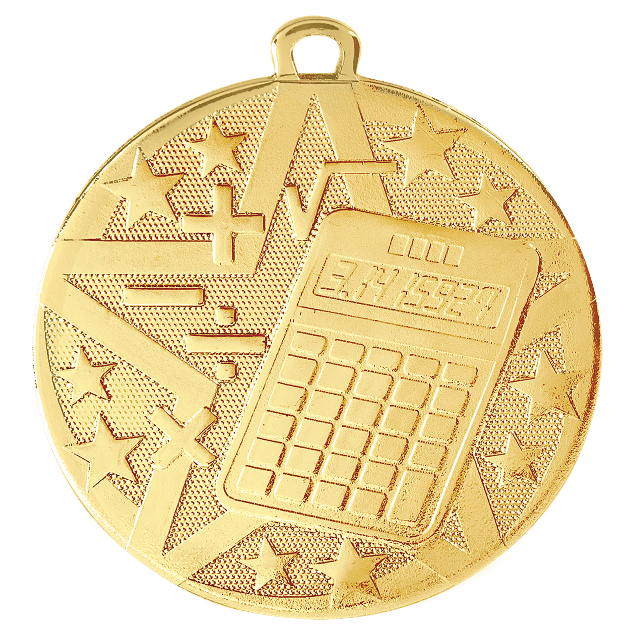 2" Bronze Superstar Math Medal