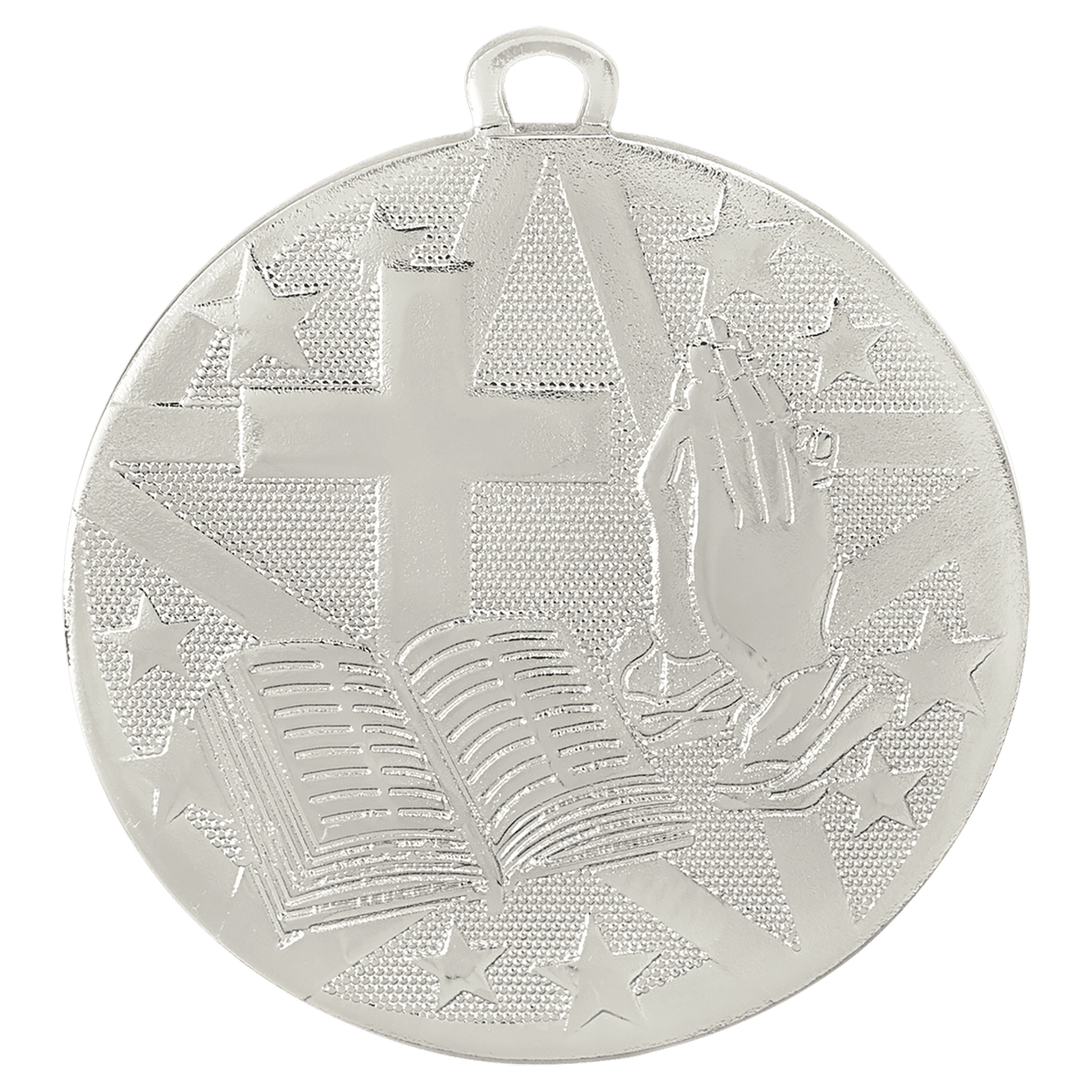 2" Gold Superstar Religion Medal