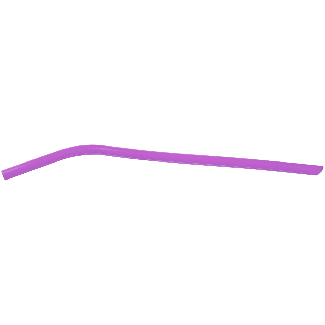 10" Purple Small Silicone Straw
