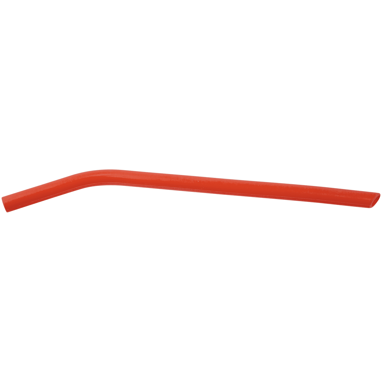 10" Red Large Silicone Straw