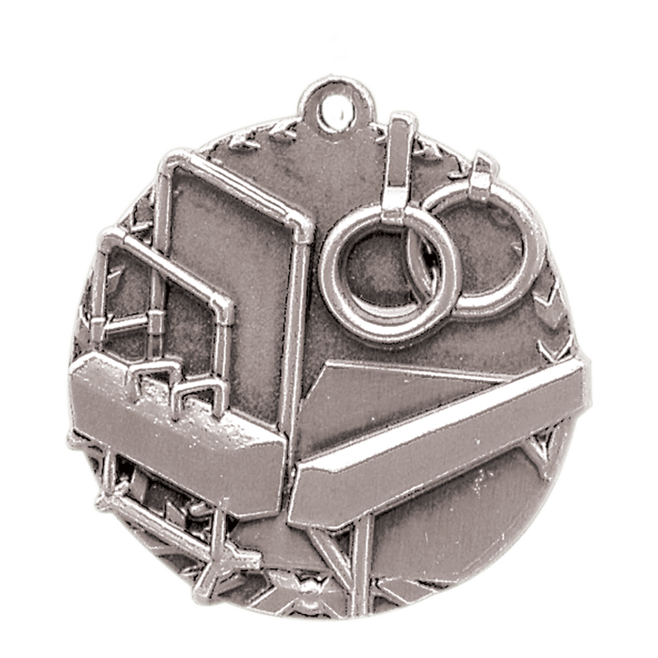 1 3/4" Antique Gold Gymnastics Millennium Medal