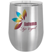 Thumbnail for Stainless Steel 12 oz. Sublimatable Polar Camel Stemless Wine Tumbler with Lid