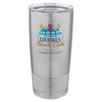 Thumbnail for Sublimatable Polar Camel 20 oz. Stainless Steel Vacuum Insulated Tumbler w/Lid