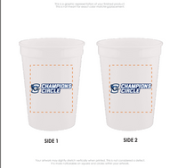 Thumbnail for Creighton Circle-12 oz. Stadium Cup - White
