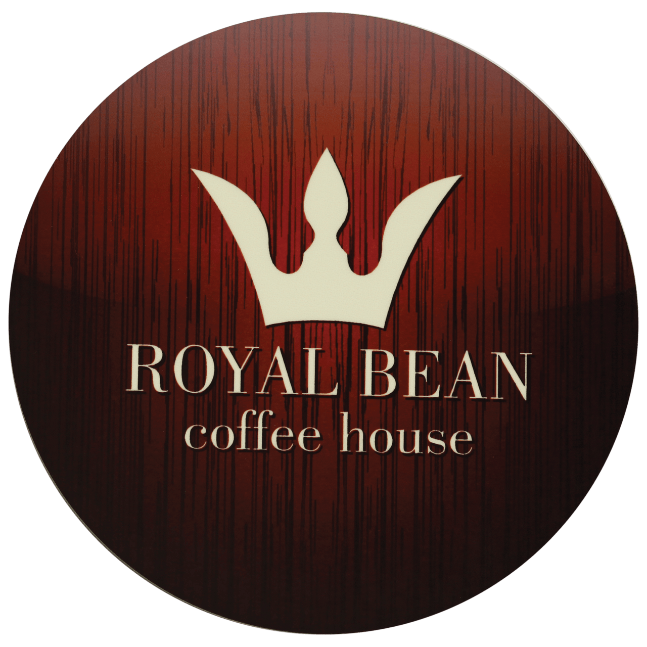 3.75" Gloss White Unisub Hardboard Round Coaster with Cork Back