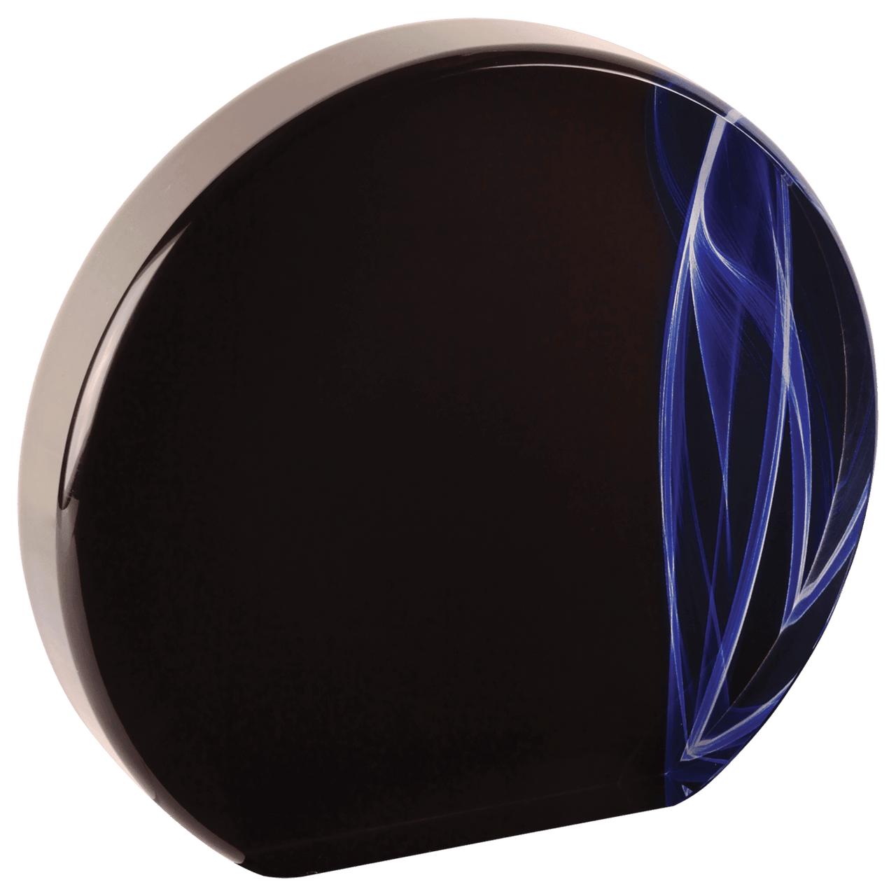 5" Round Red Vapor Acrylic