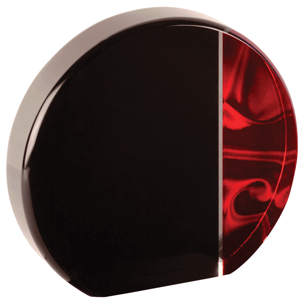 6" Round Red Velvet Acrylic