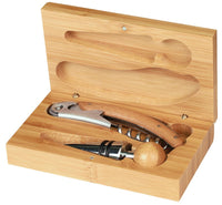 Thumbnail for Bamboo 2-Piece Wine Tool Set